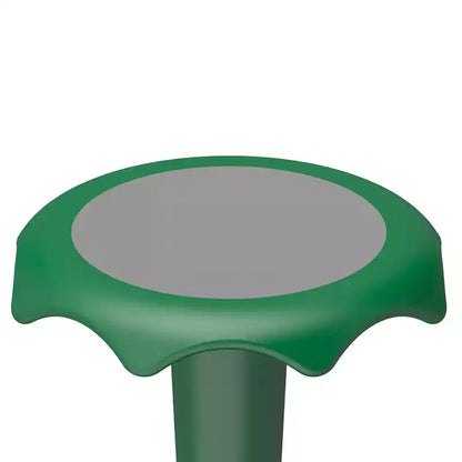Sgabello ergonomico flessibile da 45 cm per seduta attiva, base convessa per bambini e adulti, verde
